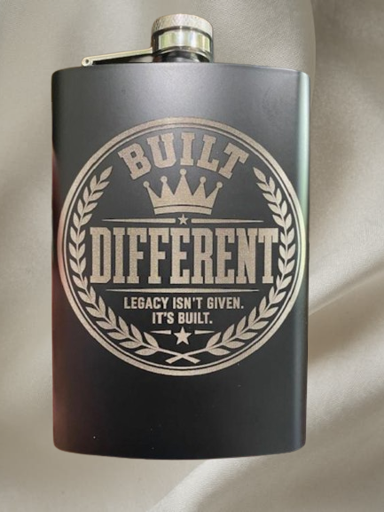 Built Different Stainless Steel Flask